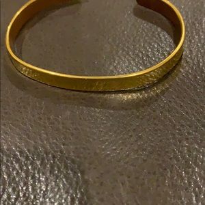 Gold tone bracelet - Sabona of London - copper with gold plating?